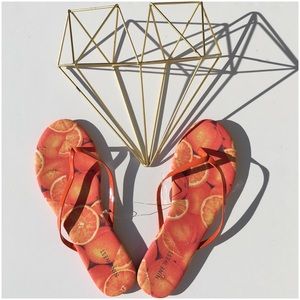 Orange Slice Sandals by Nine West NWT